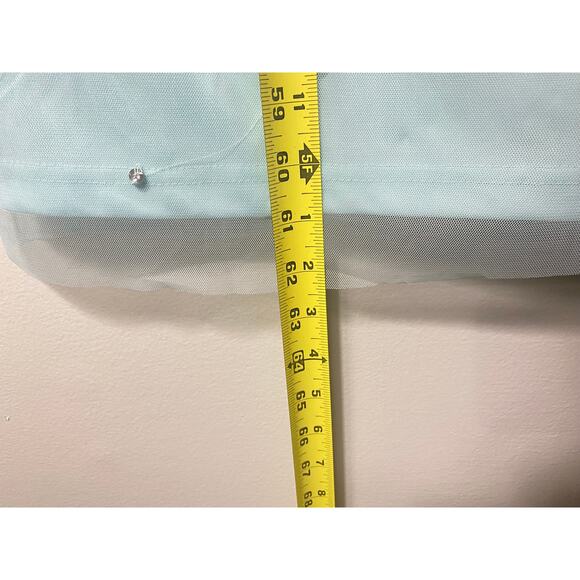 NWT ADRIANNA PAPELL DRESS GOWN 16W MOTHER OF THE BRIDE BLUE FORMAL EVENING - Picture 16 of 16